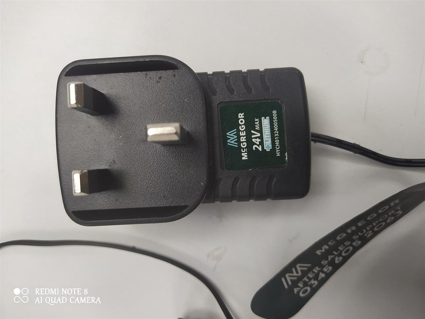 McGregor Cordless Leaf Blower MCBL24 Battery missing 24V