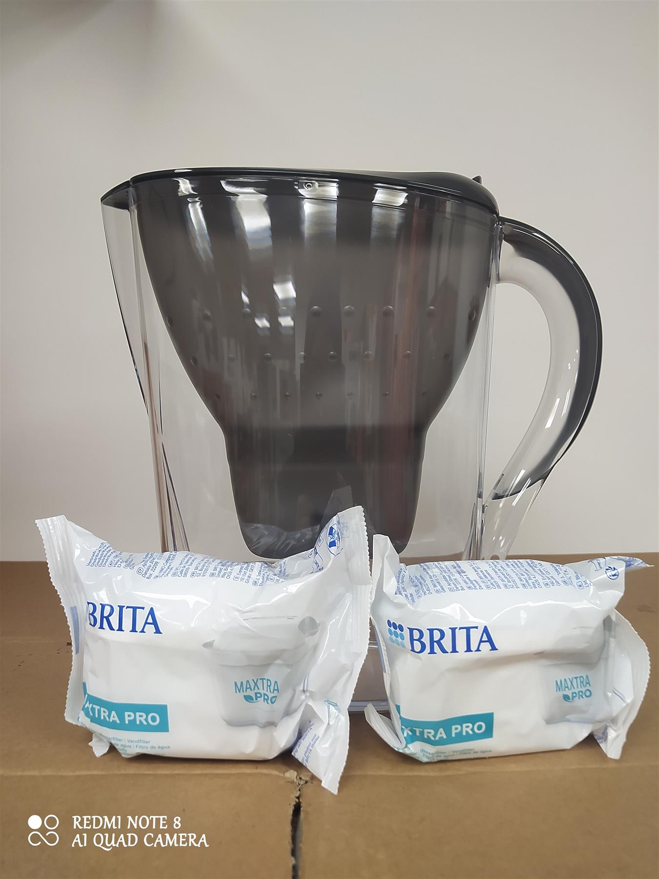 BRITA Marella Water Filter Jug 2.4L MAXTRA PRO 4 Starter pack 2 Cartridge filter