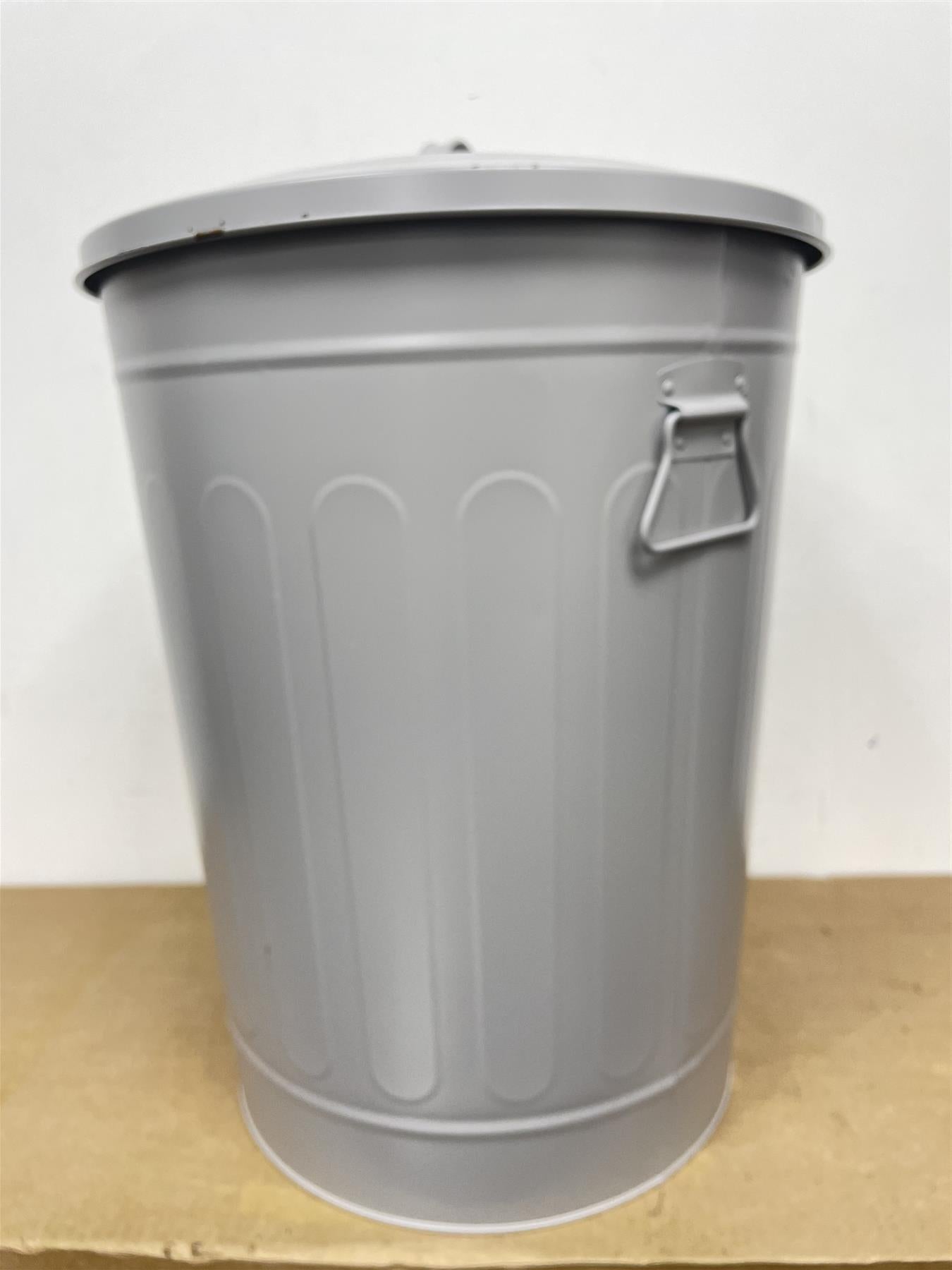 Habitat 49 Litre Trash Can Waste Bin Lift top Removable lid Nifty Handles- Grey