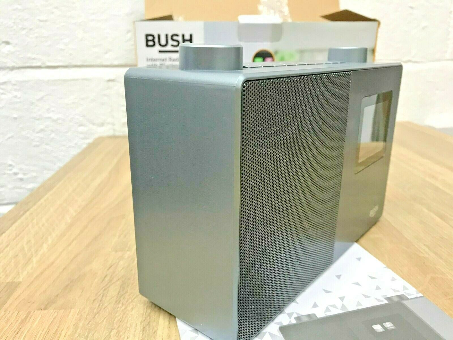 Bush WIFI Internet Radio RDS Stereo Bluetooth Digital Mains 3W RMS Sleep Timer