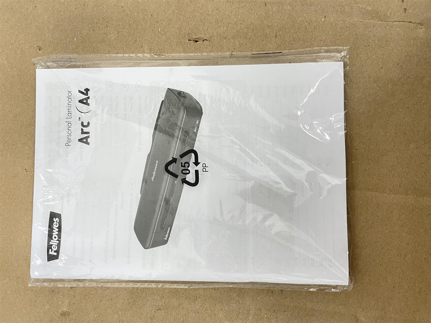 Fellowes Arc A4 Laminator Anti-jam technology.