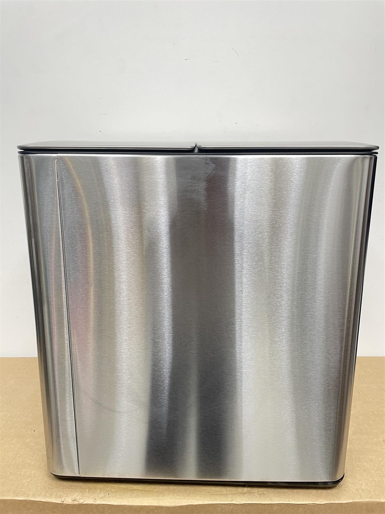 Habitat 40 Litre Twin Compartment foot pedals Bin for household waste - Silver