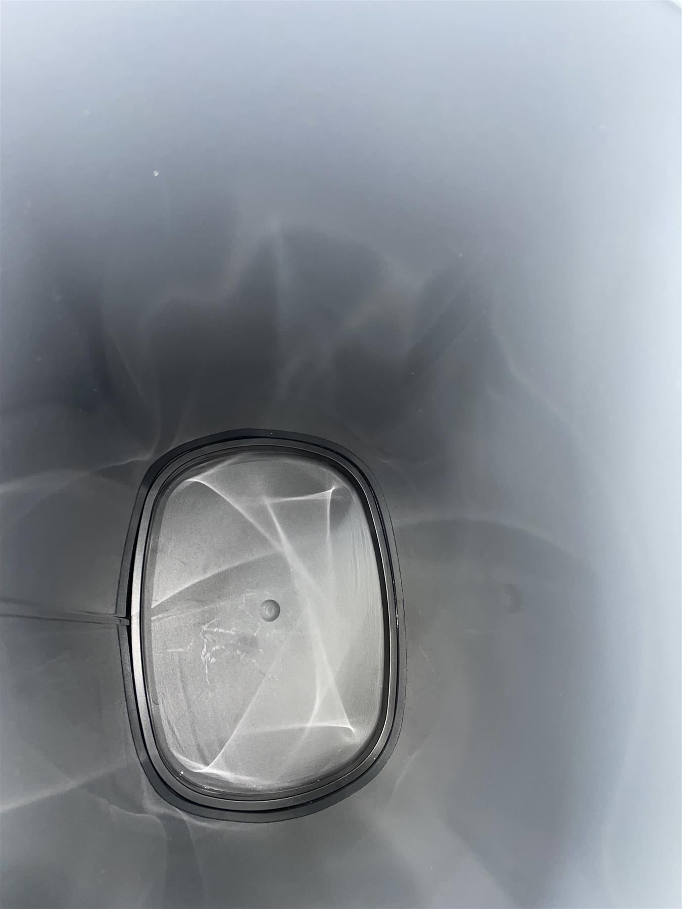 Tower Recycling 42 Litre Square Sensor Bin lid automatically opens - black