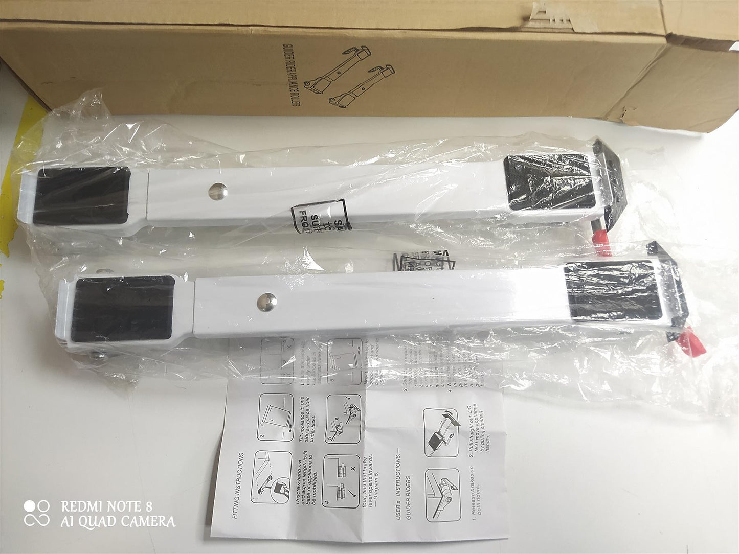 Home Set of 2 Guider Rider Appliance Rollers moving large kitchen Fridge Dryer