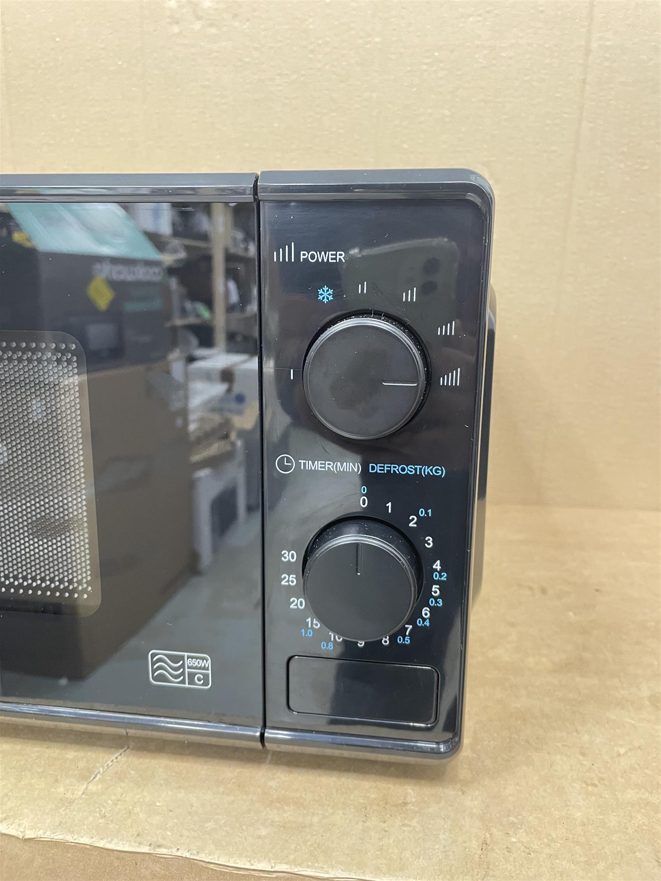 Cookworks 700W 17L Standard Microwave With Defrost option P70J17P-VB - Black