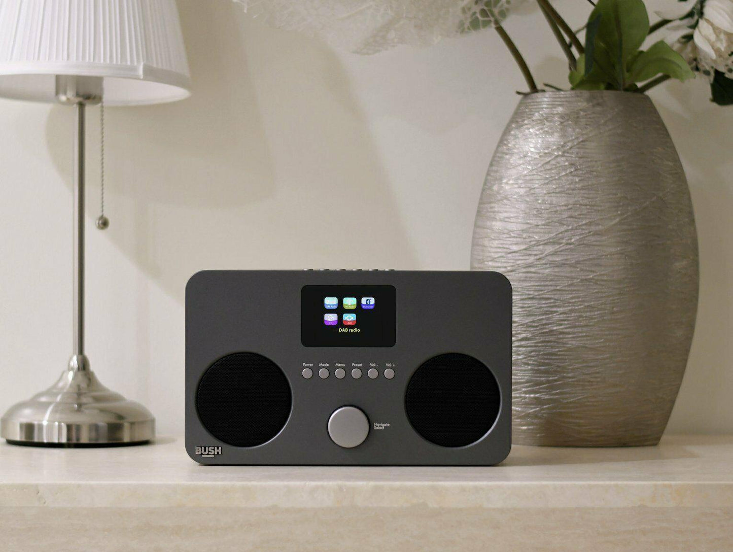 Bush All-In-One CD Player Bluetooth Micro System Digital DAB FM Radio Tuner AUX