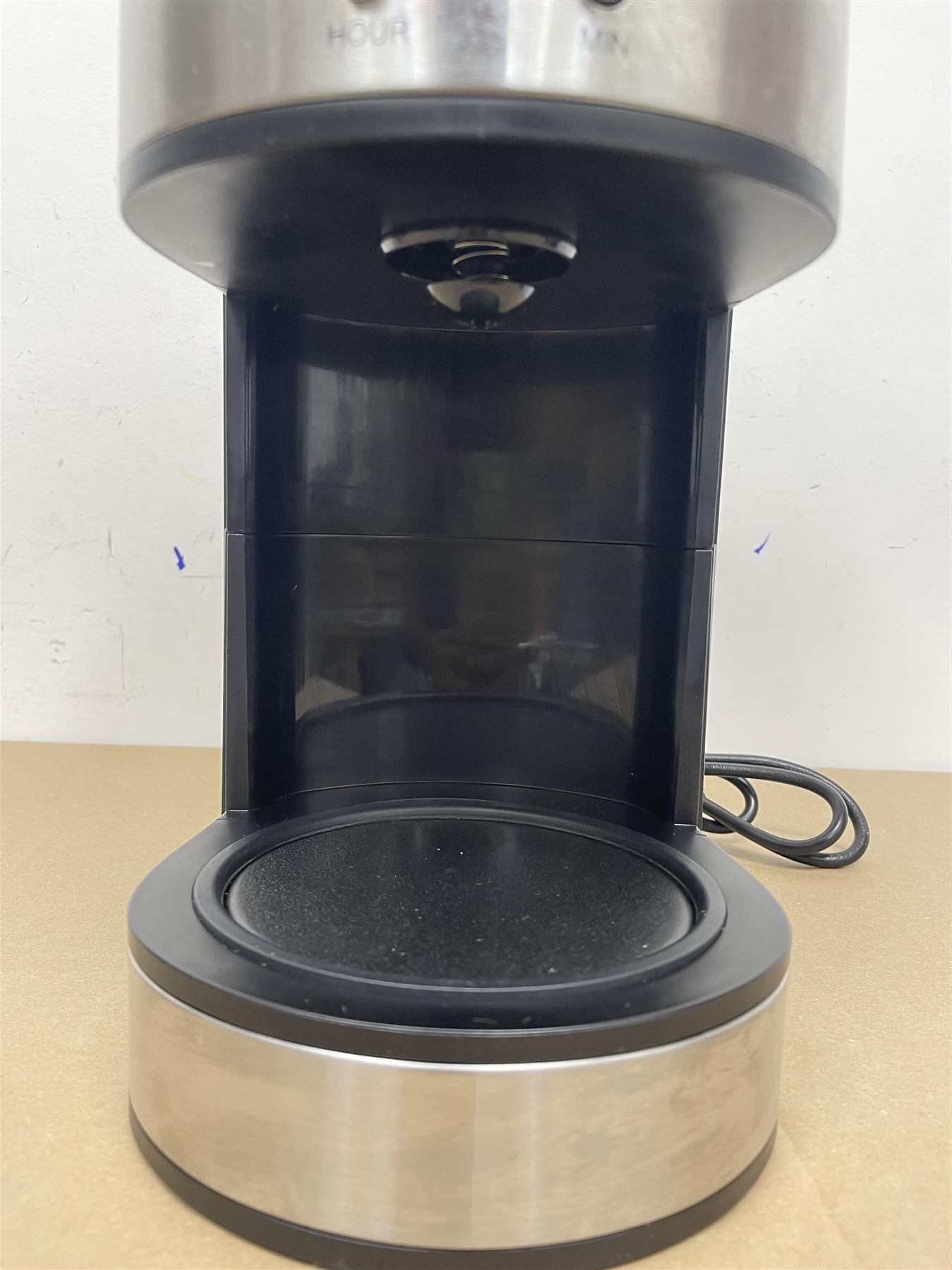 Cookworks Stainless Steel Coffee Maker Thermostatic hotplate for even heat distribution