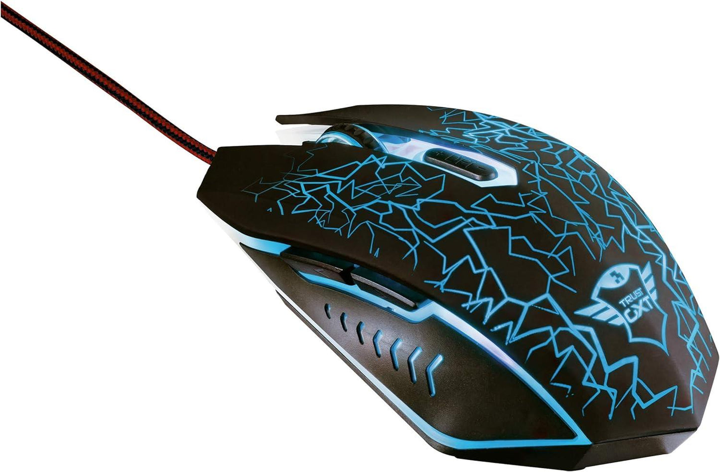 Trust GXT105 Izza Wired Gaming Mouse click switches Computer Optical Scroll Game