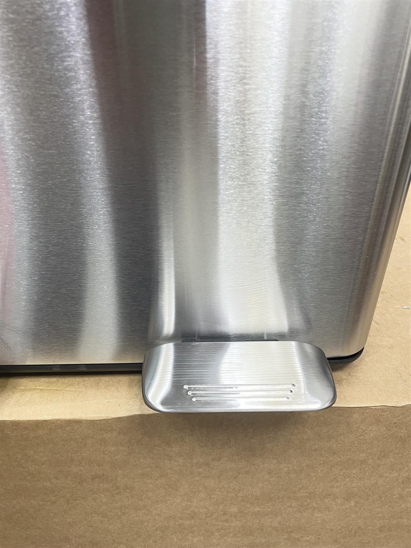 Habitat 40 Litre Twin Compartment foot pedals Bin for household waste - Silver