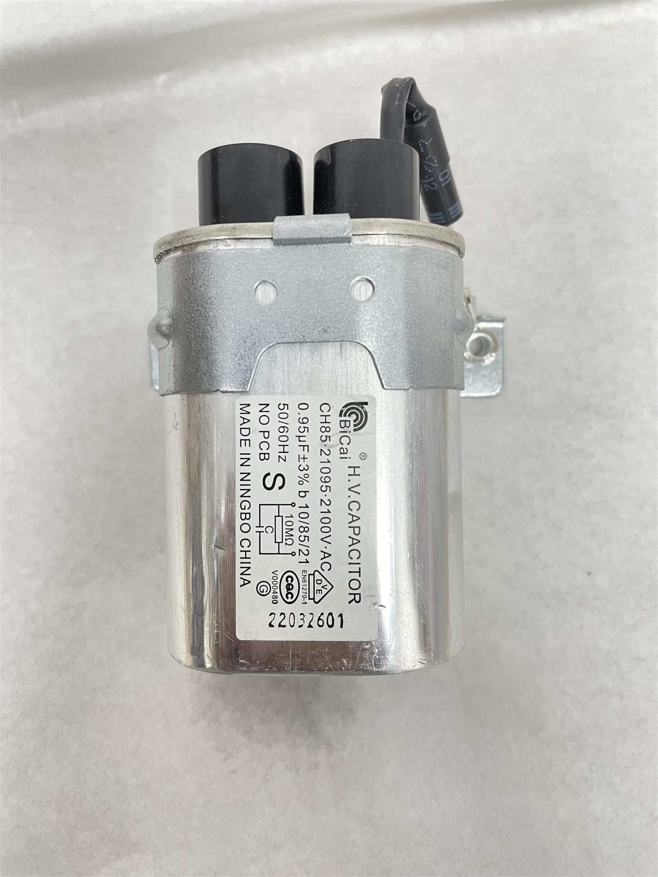 Bi Cai Microwave H.V. High Voltage Capacitor 0.95µF CH85 21095 2100V AC