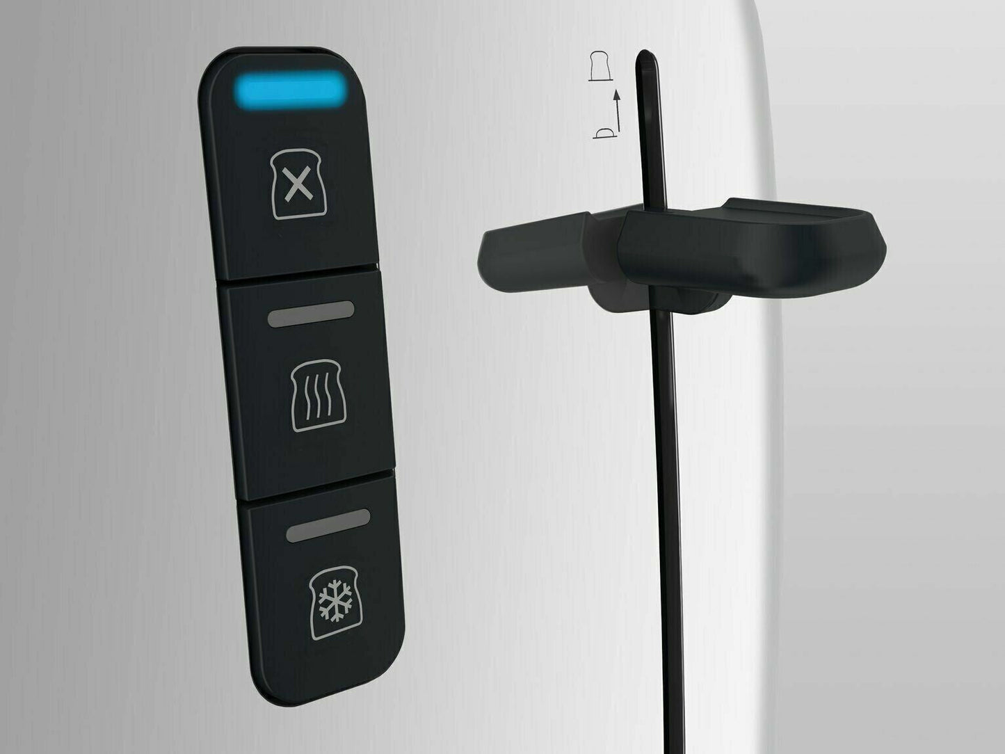 Breville ITT2001 Wide Slot 2 Slice Toaster 850W Stainless Steel 9 toast settings