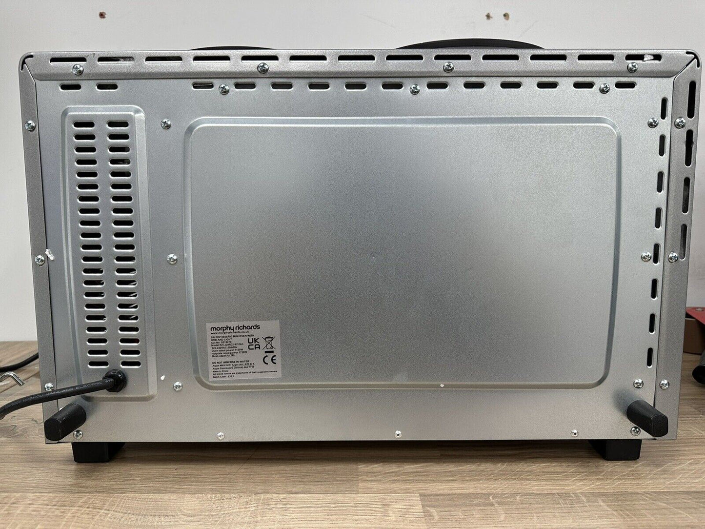 Morphy Richards 28L Mini Oven with Hob Cooker Grill & Rotisserie oven Hotplate