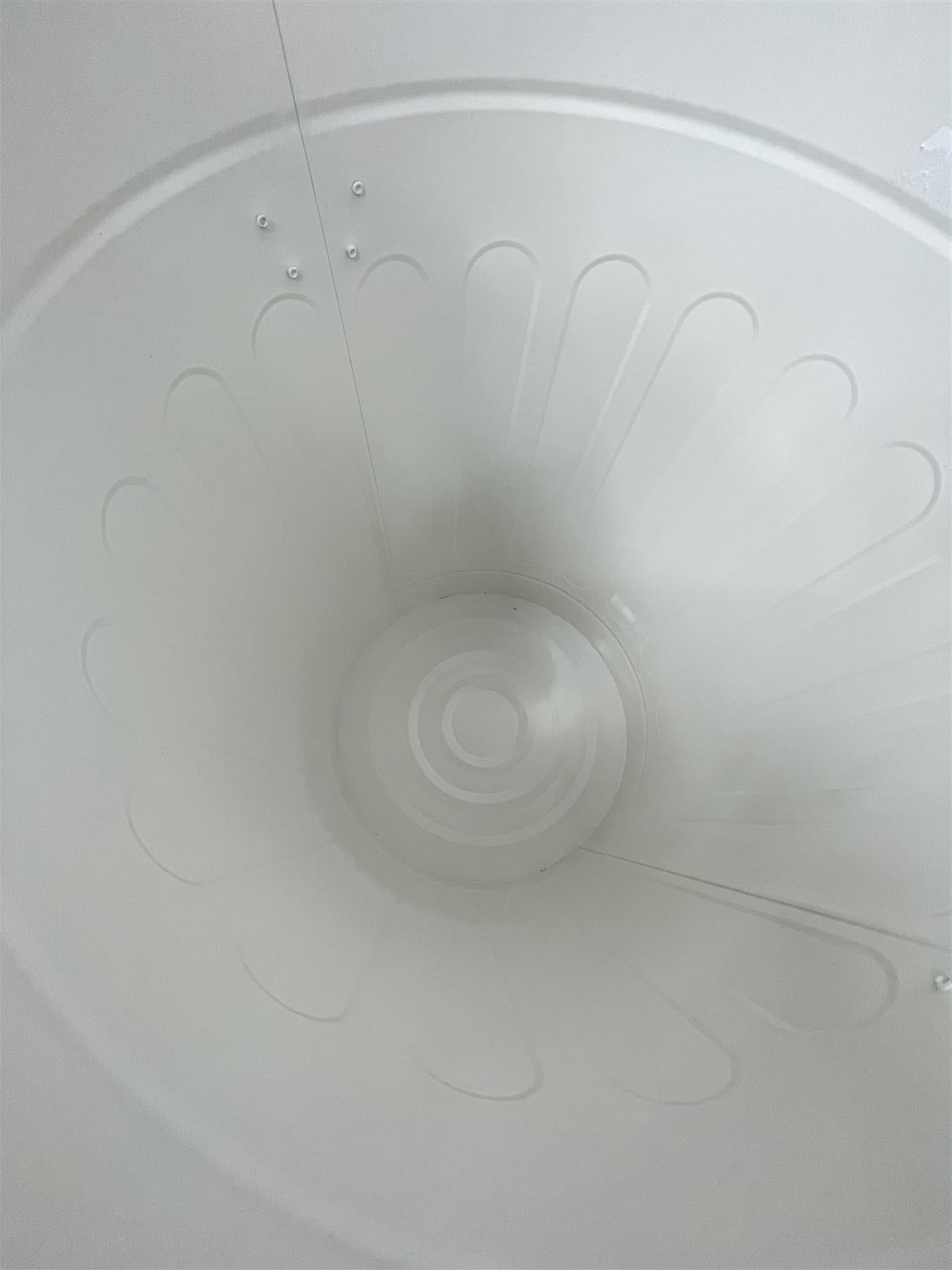 Habitat 49 Litre Trash Can Waste Bin Lift top Removable lid Nifty Handles-Cream