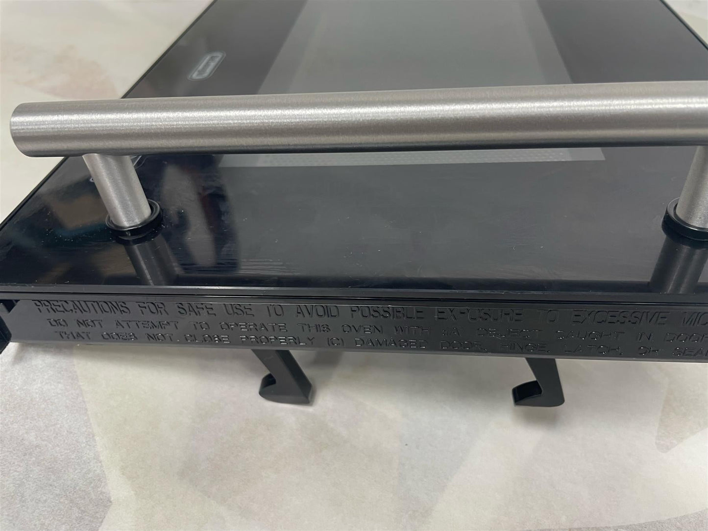 Genuine Replacement Door For De'Longhi 800W Kitchen Standard Food Reheat Microwave Oven AM82 Stainless Steel