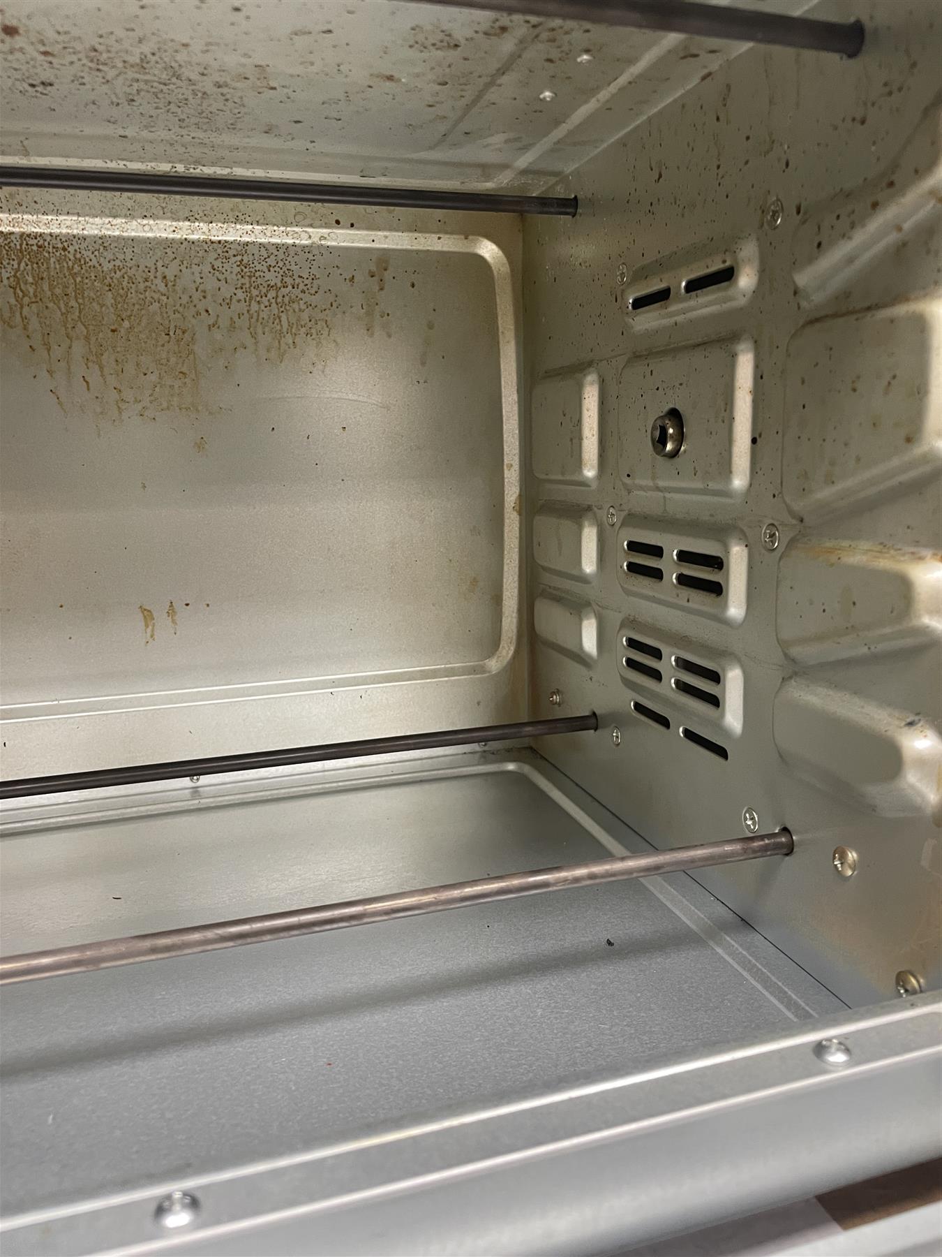 Cookworks 28L Mini Oven with Hob Cooker Grill & Rotisserie oven Hotplate 2500W