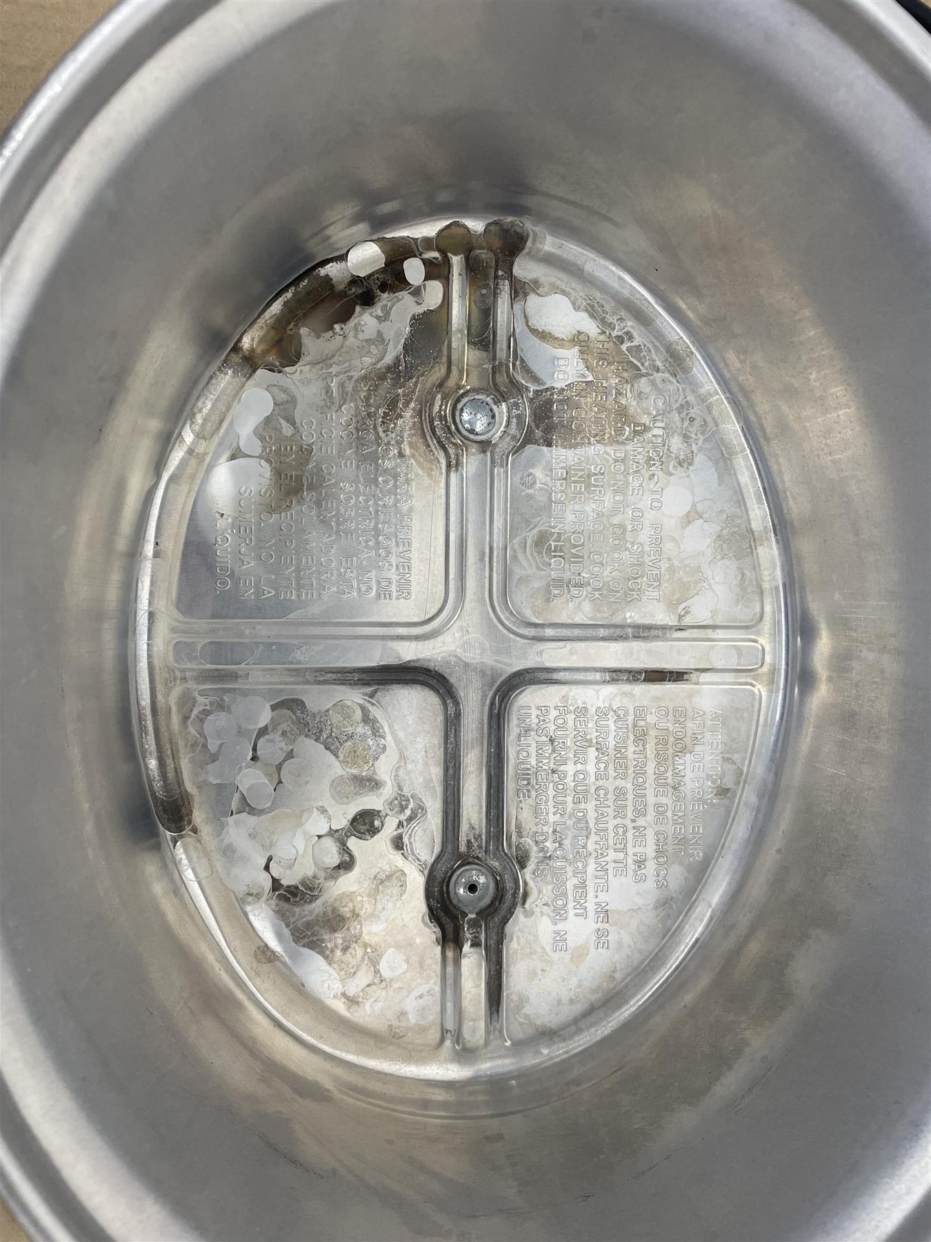 Crockpot Slow Cooker 5.6L Kitchen Electric Rice Cooking Steamer Stainless Steel