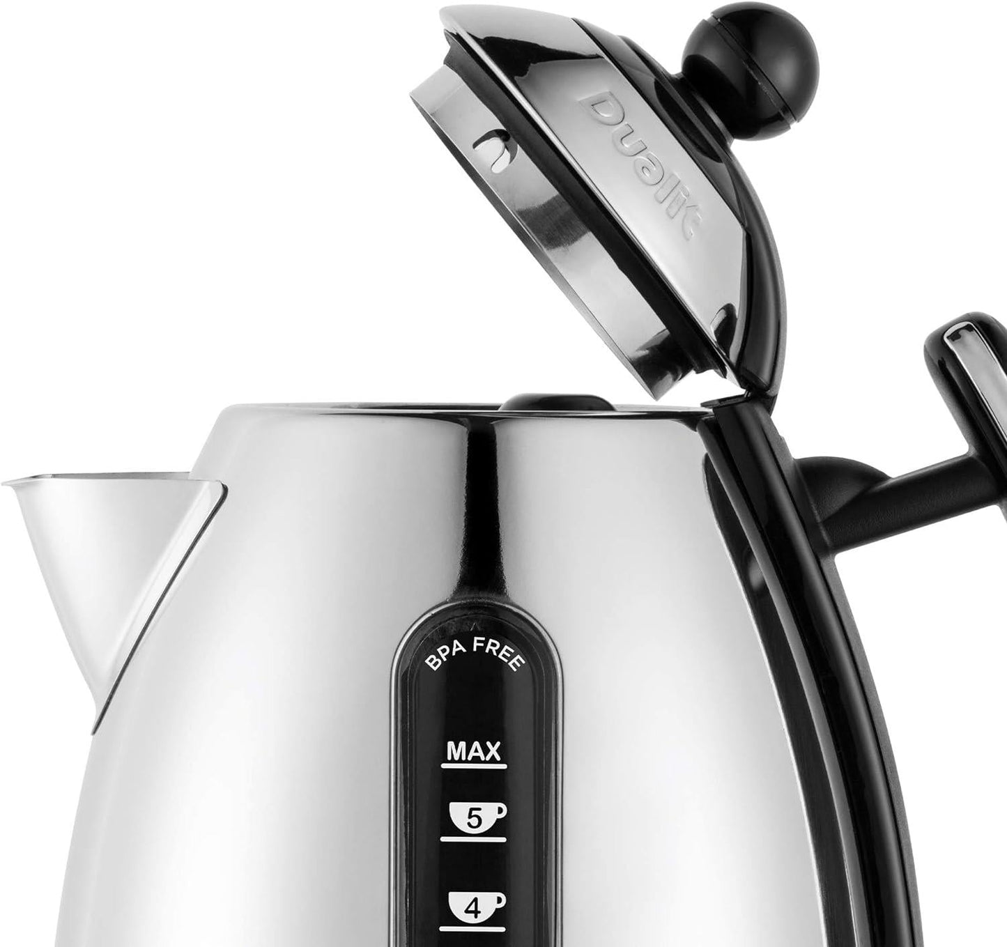 Dualit Lite 1.5L electric Jug Kettle fast boil stainless steel 360 Cordless