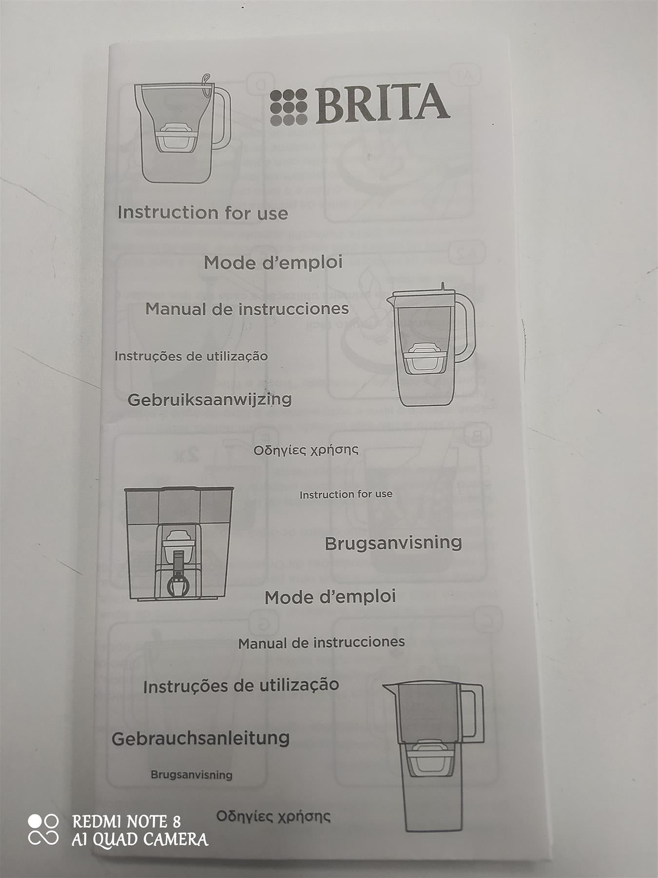 BRITA Marella Water Filter Jug 2.4L MAXTRA PRO 4 Starter pack 2 Cartridge filter