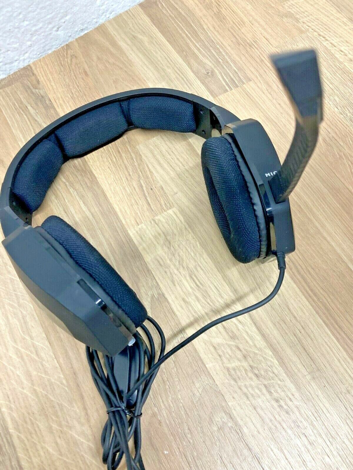 Pro04 Headphone Earphones Headset Handsfree Gaming Genuine Wired Black PS4 3.5mm