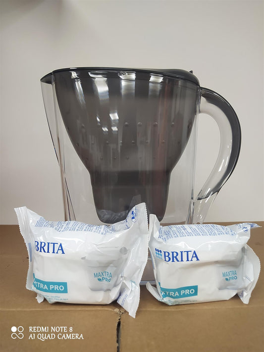 BRITA Marella Water Filter Jug 2.4L MAXTRA PRO 4  Starter pack 2 Cartridge filter