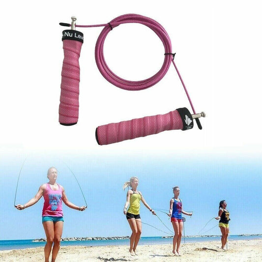 Speed Skipping Rope Fitness Exercise Boxing Workout Adult Crossfit Adjustable 3M