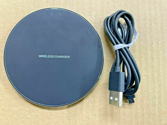 Fast Wireless Mobile Phone Charging Pad 10W Charger LED Iphone Samsung Android