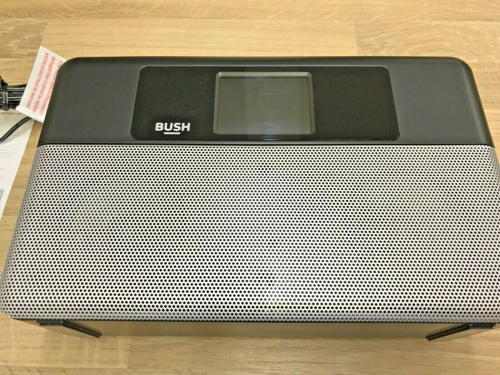 Bush Portable Bluetooth Digital DAB+ FM Radio Mains Battery Sleep Snooze 4W RMS