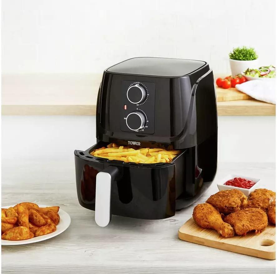 Tower Air Fryer 3L Healthy Delicious Cooking Low Fat Oil-Free non stick Airfryer