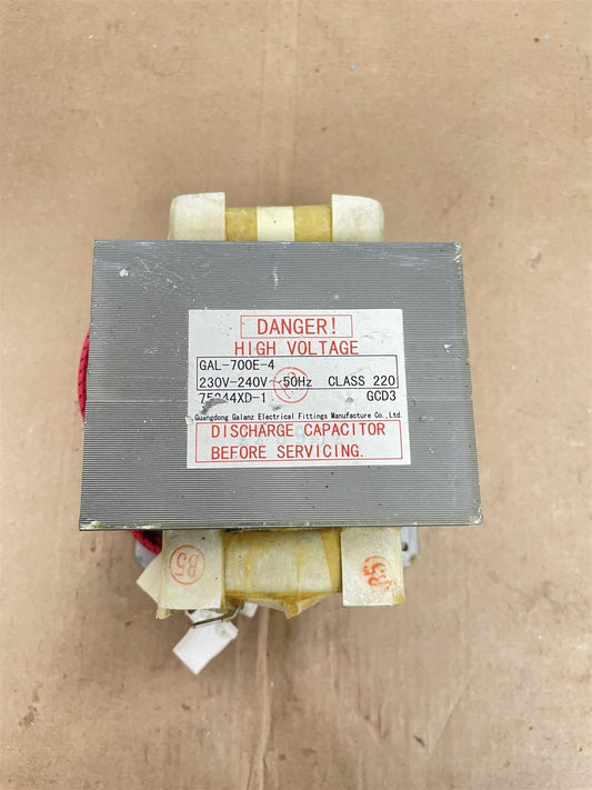 Microwave High Voltage Transformer GAL-700E-4 75244XD-1 230-240V