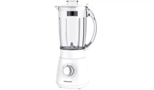 Cookworks 1.5L Plastic Jug Blender Food Processor Mixer Smoothie Milkshake Maker