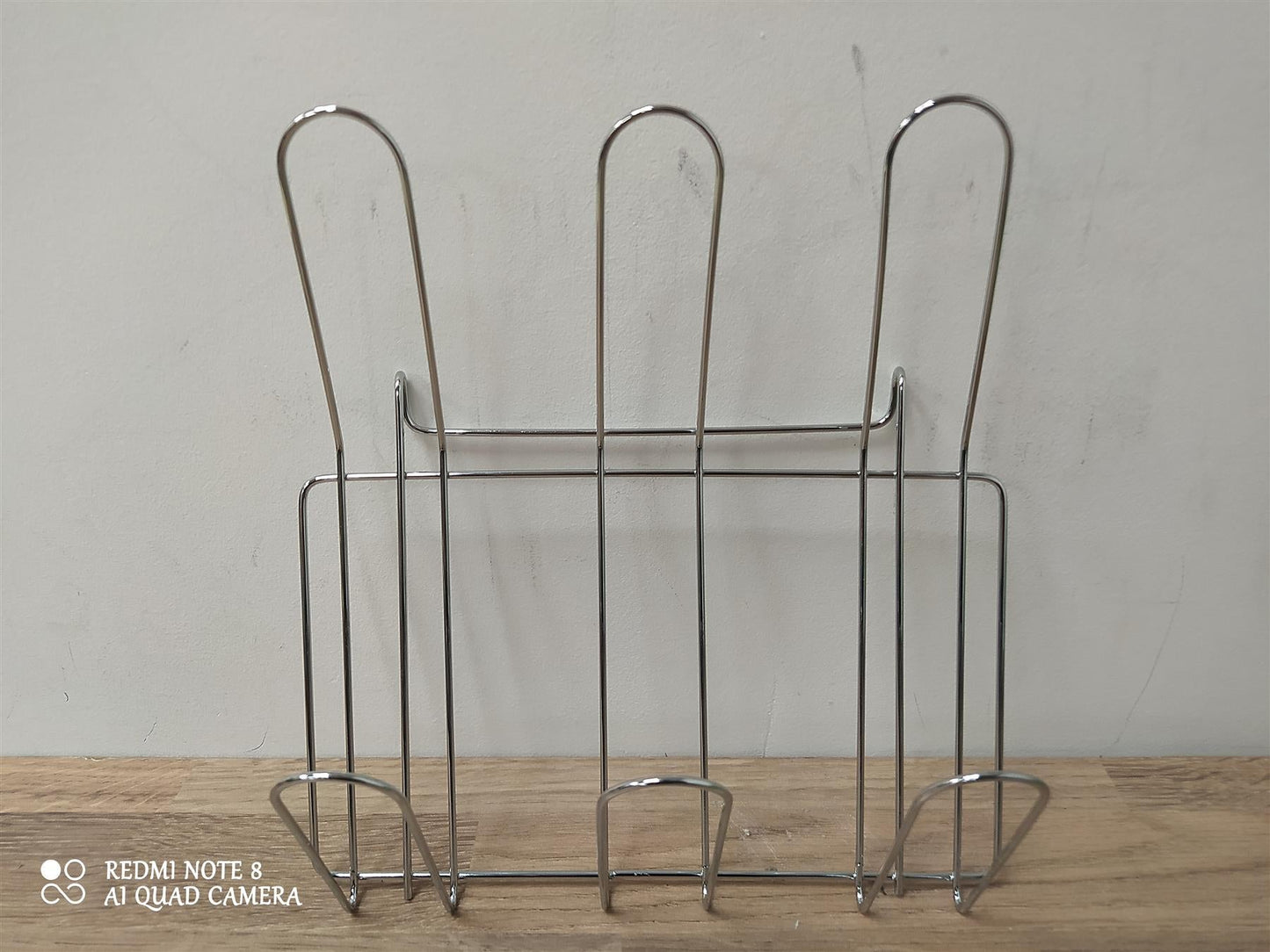 Home 2 Tier Wire Dish Drainer Kitchen Sink Drying Rack Bowl Plate Holder Silver