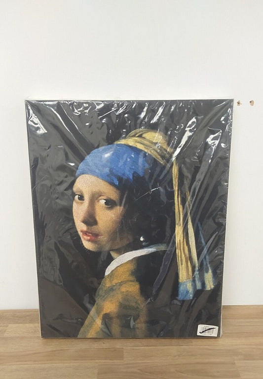 Girl with pearl earring painting in Canvas 40x50 cm