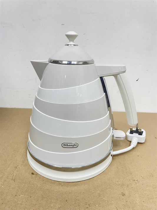 De'Longhi Avvolta Kettle-White & Grey Electric kettle Cordless Stylish kettle