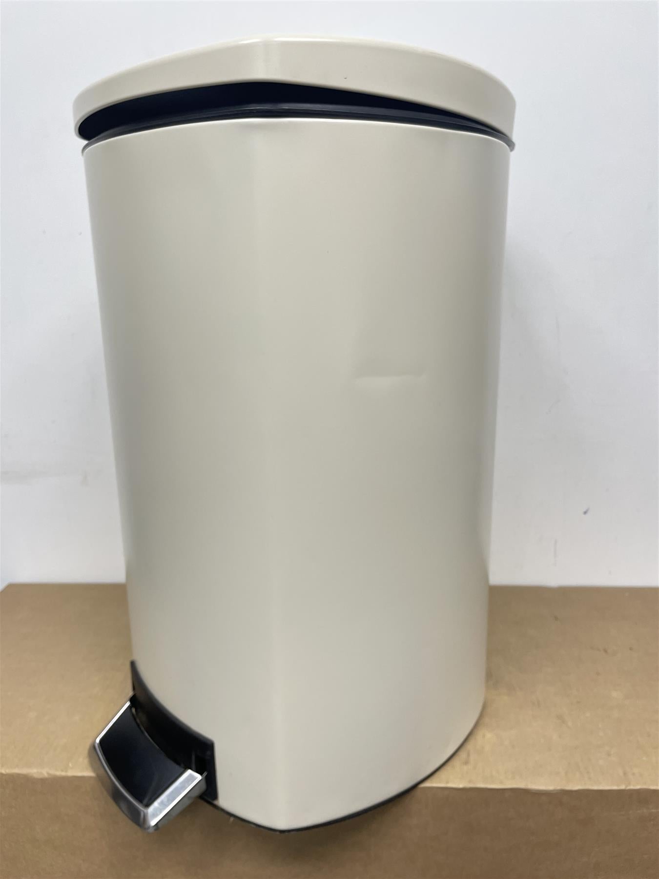 Habitat 50 Litre Wide Foot Pedal Bin Easy Rubbish Disposal Silent Lid Lifting