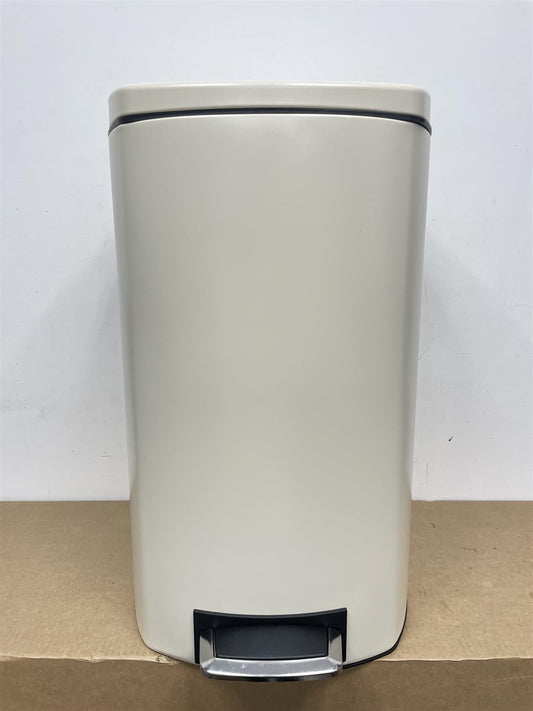 Habitat 50 Litre Wide Foot Pedal Bin Easy Rubbish Disposal Silent Lid Lifting