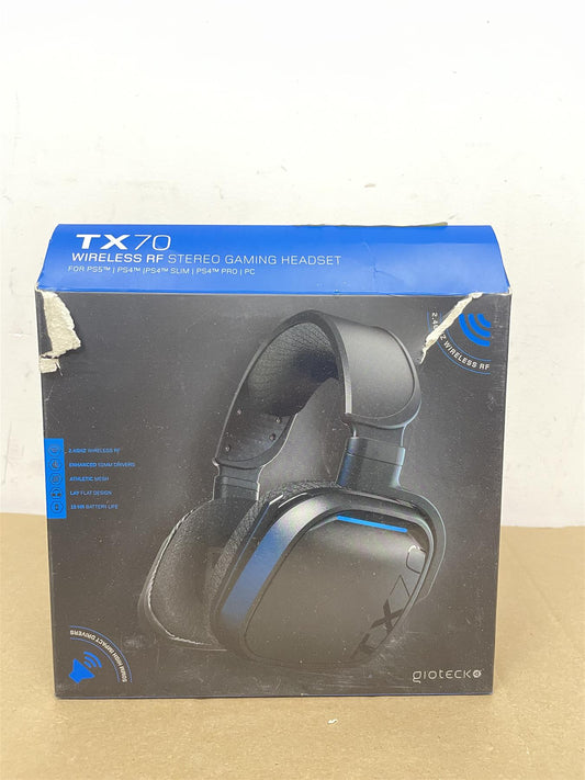 Gioteck TX70 Bluetooth Wired Wireless Gaming Headset Headphone Multi Platform