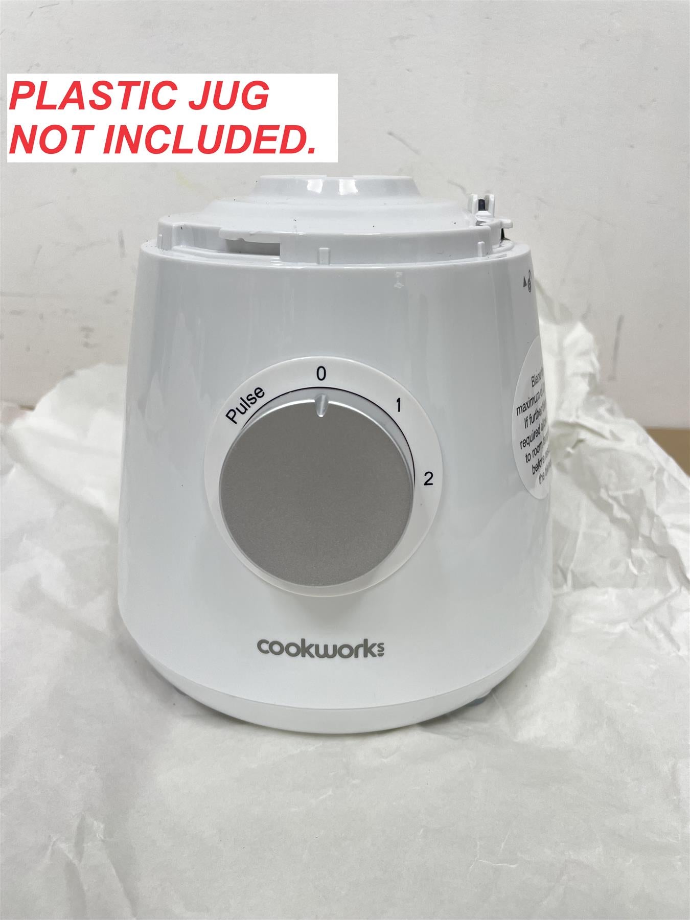 Cookworks 1.5L Plastic Jug Blender Food Processor Mixer Smoothie Milkshake Maker