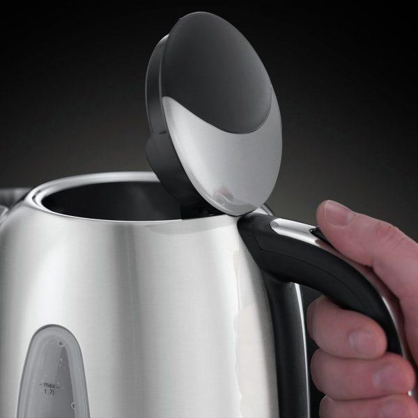 Russell Hobbs Worcester Stainless Steel rapid boil Silver illumination Kettle