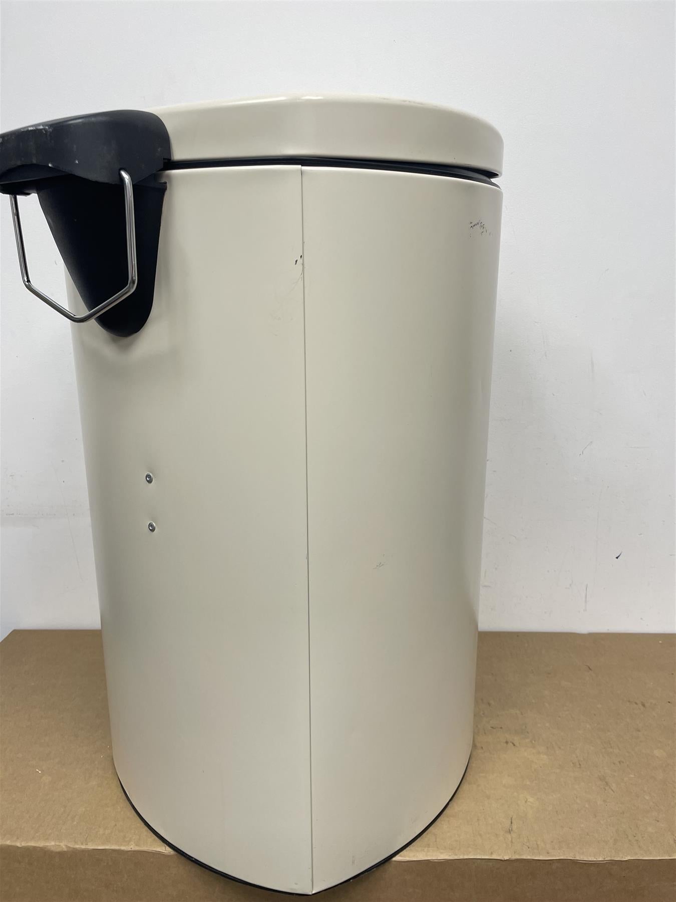 Habitat 50 Litre Wide Foot Pedal Bin Easy Rubbish Disposal Silent Lid Lifting