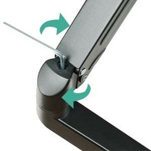 Single Arm Gas Spring Monitor Desk Mount – 13–32” Screen (VESA 75x75 / 100x100)